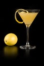 Yellow cocktail