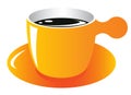 Yellow Coffee cup