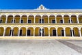 Yellow Colonial Building in Campeche