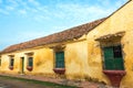 Yellow Colonial Building