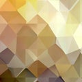 yellow color background with seamless polygon pattern and reflection ai generated Royalty Free Stock Photo