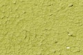 Yellow color cracked plaster wall pattern. Royalty Free Stock Photo