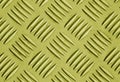 Yellow color metal floor pattern Royalty Free Stock Photo