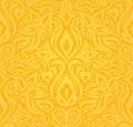 Yellow Colorful Floral Wallpaper Background Floral Pattern Fashion Decoartive Design