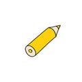 Yellow pencil clipart, Coloring pecncil Royalty Free Stock Photo