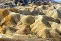 Yellow Colors in Death Valley Royalty Free Stock Photo