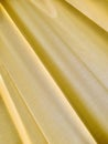 Yellow curtain texture and background. backlight. Royalty Free Stock Photo