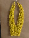 Yellow colour seed bead