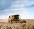 Yellow Combine Harvester