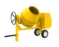 Yellow Concrete Mixer