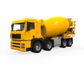 Yellow Concrete Mixer Truck