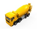 Yellow Concrete Mixer Truck