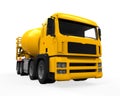 Yellow Concrete Mixer Truck