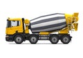 Yellow Concrete Mixer Truck