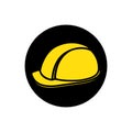 Yellow construction helmet Royalty Free Stock Photo