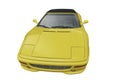 Yellow Ferrari Convertible Sports Car
