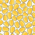 Yellow corn closeup seamless background. Food, MEAL