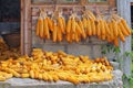 Yellow Corn Hung Out to Dry, Longji China