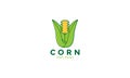 Yellow corn with microphone logo design vector icon symbol illustration Royalty Free Stock Photo