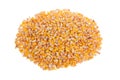 Yellow corn seeds, grains Royalty Free Stock Photo