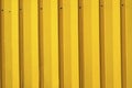 Yellow Corrugated Lead Metal Abstract Background Reykjavik Iceland