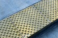 Yellow Corrugated Pavement Tile,