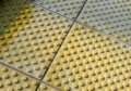 Yellow Corrugated Pavement Tile