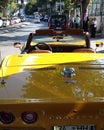 Yellow corvette Istanbul