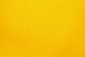 Yellow cotton fabric cloth texture background, seamless pattern of natural textile Royalty Free Stock Photo