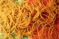 Yellow covered elastics