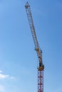 Crane on construction site Royalty Free Stock Photo