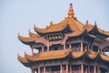 Yellow Crane Tower, Landmarks in Wuhan city, Hubei Provence, China Royalty Free Stock Photo