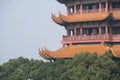 Yellow Crane Tower, Landmarks in Wuhan city, Hubei Provence, China Royalty Free Stock Photo
