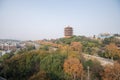 Yellow Crane Tower, Landmarks in Wuhan city, Hubei Provence, China Royalty Free Stock Photo