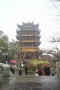 Yellow Crane Tower in Wuhan, Hubei Province
