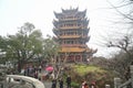 Yellow Crane Tower in Wuhan, Hubei Province