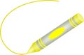 Yellow crayon