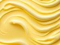 yellow cream or cosmetic texture