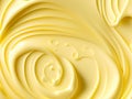 yellow cream or cosmetic texture