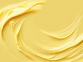 yellow cream or cosmetic texture