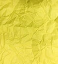 Yellow Crease paper background and pattern