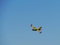 A yellow croatian aeroplane of the fireguard