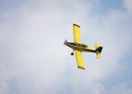 Yellow Crop Duster Royalty Free Stock Photo