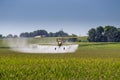 Yellow Crop Duster Royalty Free Stock Photo