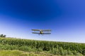 Yellow Crop Duster Royalty Free Stock Photo