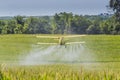 Yellow Crop Duster Royalty Free Stock Photo