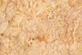 Yellow crumbly sand. Dry soil texture and background. Background of the red soil. Abstract land. Natural abstraction. Clay. Royalty Free Stock Photo