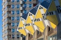 Yellow cube houses Rotterdam Royalty Free Stock Photo