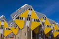 Yellow cubic houses - Rotterdam Netherlands Royalty Free Stock Photo