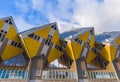 Yellow cubic houses - Rotterdam Netherlands Royalty Free Stock Photo